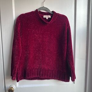 Philosophy Deep Red Turtleneck Sweater